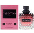 Valentino Donna Born in Roma Intense Eau de Parfum Intense 100ml bottle next to its pink packaging box.