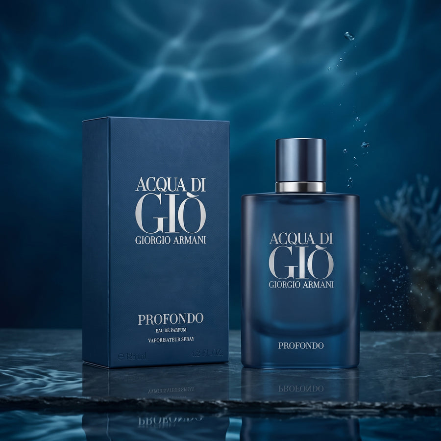 Giorgio Armani Acqua Di Giò Profondo Inspired Eau de Parfum 125ml / 4.2 fl oz – Men’s Fragrance