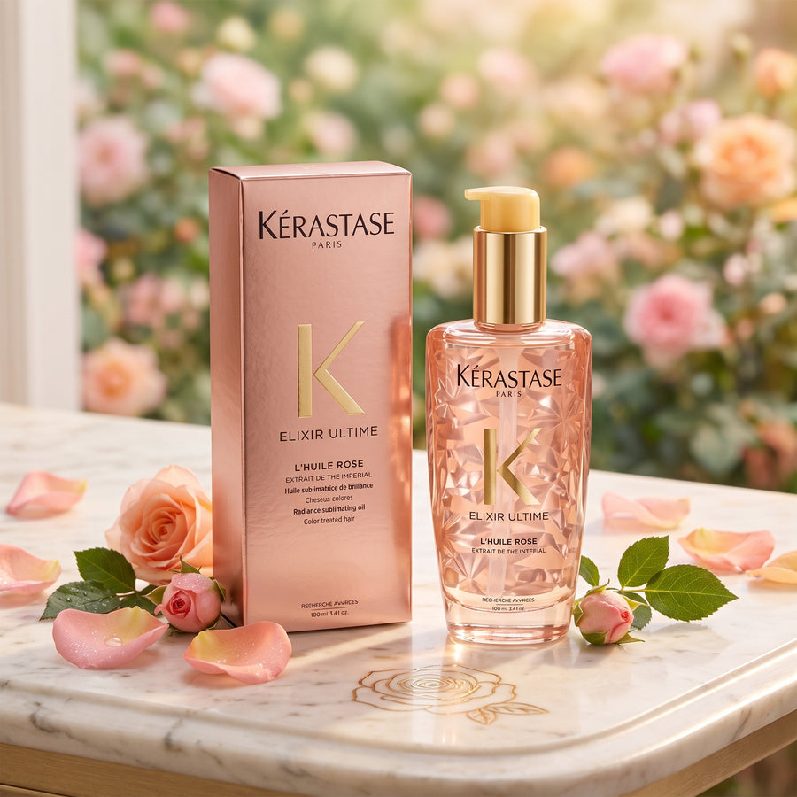 Kérastase Elixir Ultime L’Huile Rose The Imperial Oil 100ml / 3.4 oz – Luxury Hair Oil