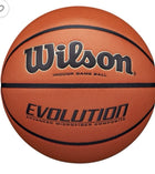 Wilson Evolution 28.5" Basketball Orange WTB0586R – Official Size Youth & Indoor Basketball