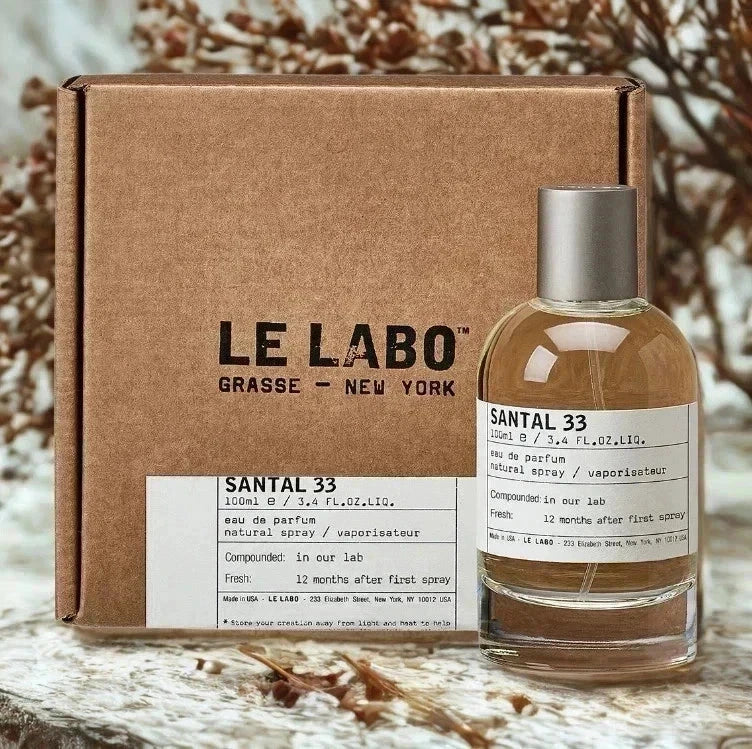 Le Labo Santal 33 Eau de Parfum 100ml / 3.4 fl oz – Unisex Luxury Fragrance, Brand New